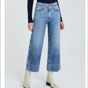 AG The Etta High Waisted Wide Leg Crop